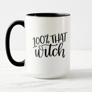 “100% that witch” mug